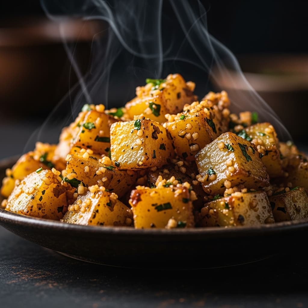 Lasooni Aloo (GUJ)