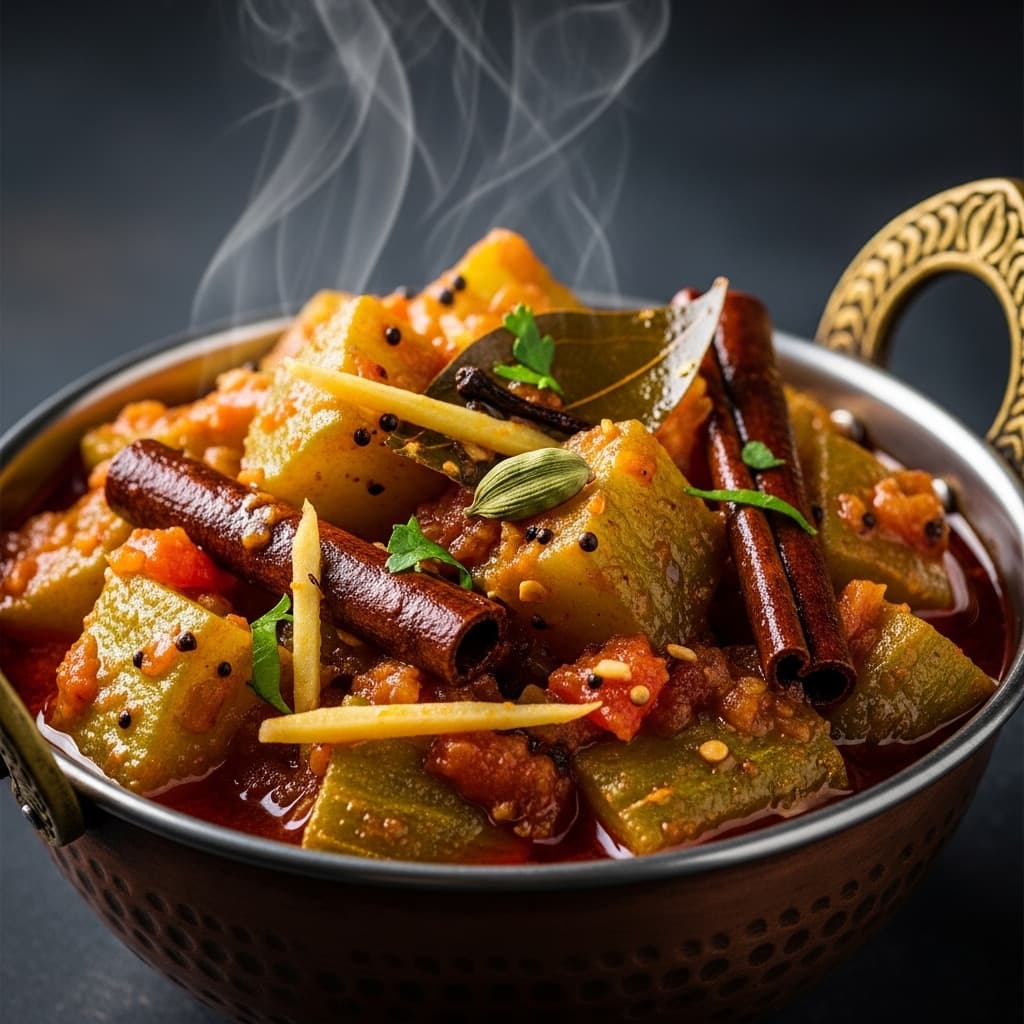 Fresh Green Loki Masala