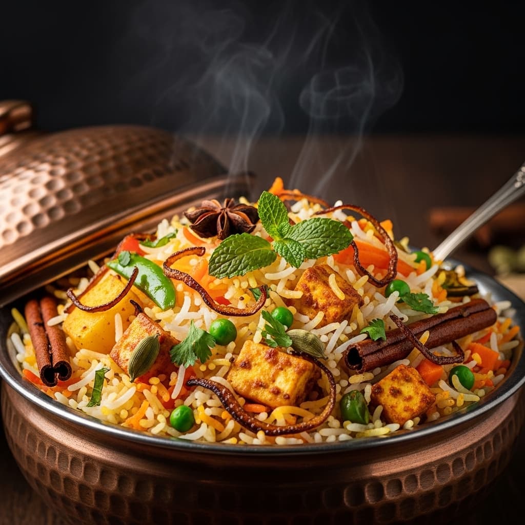 Hyderabadi Veg Dum Biryani