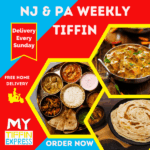 NEW JERSEY & PA Weekly Tiffin (Sunday Delivery)