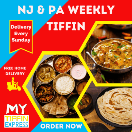 NEW JERSEY & PA Weekly Tiffin (Sunday Delivery)